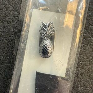 Silver Pineapple Brooch
